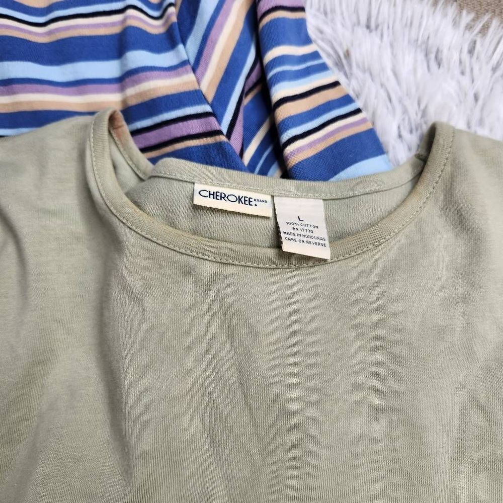 Long Sleeve Basic Tee Bundle Vintage Cherokee Sag… - image 4